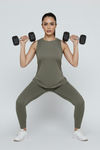 Zelocity Quick Dry Relaxed Tank Top - Tea — thumbnail 5