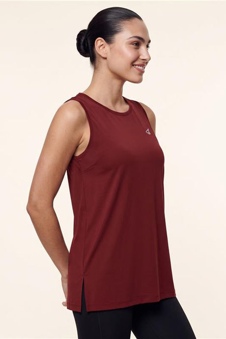 Zelocity Quick Dry Relaxed Tank Top - Winery — image 3