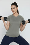 Zelocity Quick Dry Relaxed Top - Tea — thumbnail 3