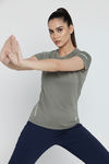 Zelocity Quick Dry Relaxed Top - Tea — thumbnail 5