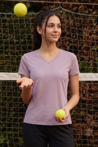 Zelocity Quick Dry Yoga & Training Relaxed Top - Lilac — thumbnail 1