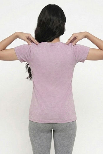Zelocity Quick Dry Yoga & Training Relaxed Top - Lilac — image 3