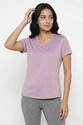 Zelocity Quick Dry Yoga & Training Relaxed Top - Lilac — image 4
