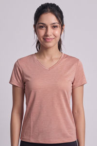 Zelocity Quick Dry Yoga & Training Relaxed Top - Peach — thumbnail 2