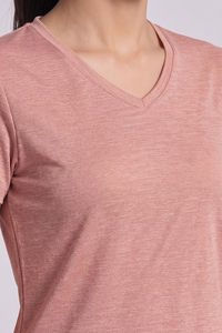 Zelocity Quick Dry Yoga & Training Relaxed Top - Peach — thumbnail 5