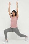 Zelocity Quick Dry Yoga & Training Relaxed Top - Peach — thumbnail 4
