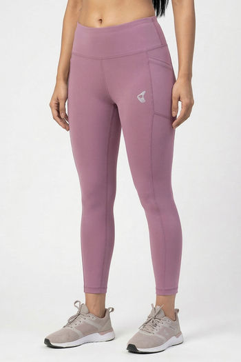 Zelocity Quick Dry Yoga & Training 3/4th Leggings - Lilac — image 2