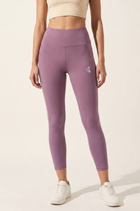 Zelocity Quick Dry Yoga & Training 3/4th Leggings - Lilac — thumbnail 2