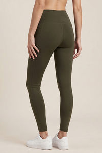 Zelocity Quick Dry Yoga & Training Legging - Olive — thumbnail 3