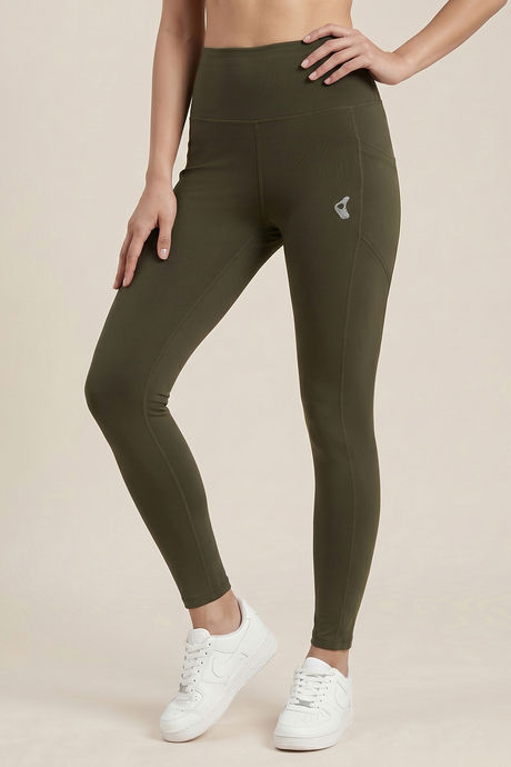 Zelocity Quick Dry Yoga & Training Legging - Olive — image 4