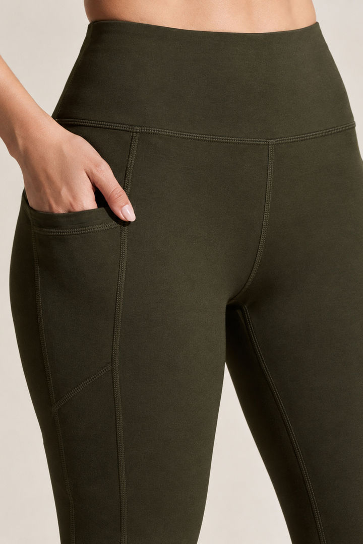 Zelocity Quick Dry Yoga & Training Legging - Olive — image 5