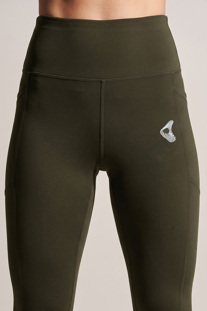 Zelocity Quick Dry Yoga & Training Legging - Olive — image 6