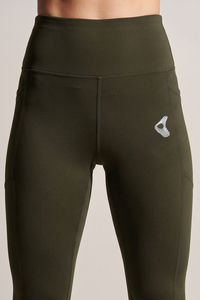Zelocity Quick Dry Yoga & Training Legging - Olive — thumbnail 6