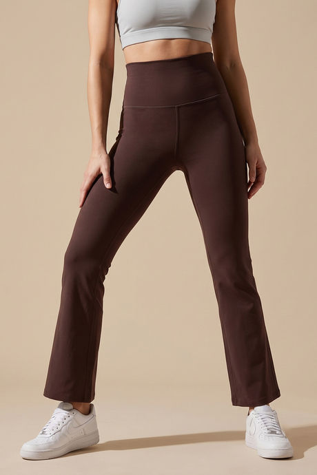 Buy Zelocity Quick Dry Yoga & Training Flare Pant - Brown