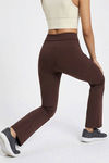 Zelocity Quick Dry Yoga & Training Track Pant - Brown — thumbnail 2
