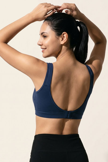 Zelocity Low Impact Sports Bra - Blue Opal — image 3