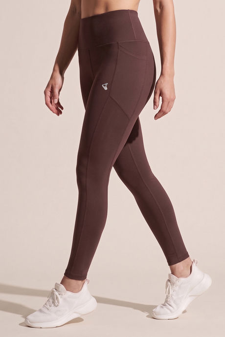 Zelocity Quick Dry Yoga & Training Legging - Brown — image 2
