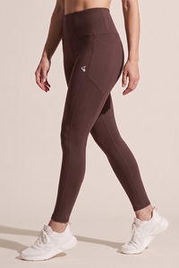 Zelocity Quick Dry Yoga & Training Legging - Brown — thumbnail 2