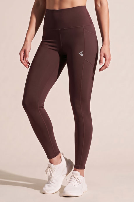 Zelocity Quick Dry Yoga & Training Legging - Brown — image 3
