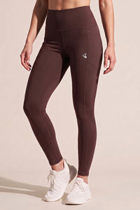 Zelocity Quick Dry Yoga & Training Legging - Brown — thumbnail 3