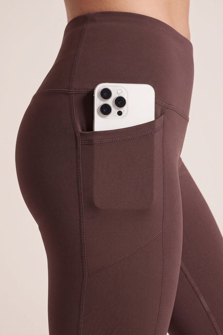 Zelocity Quick Dry Yoga & Training Legging - Brown — image 5