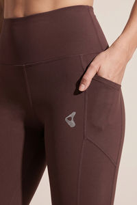 Zelocity Quick Dry Yoga & Training Legging - Brown — thumbnail 6