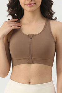 Zelocity Padded High Impact Moisture Wicking Training Sports Bra - Skin — thumbnail 5