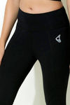 Zelocity High Rise Cotton Legging- Black — thumbnail 5