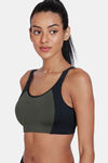 Zelocity Quick Dry Back Open Sports Bra - Deep Depth — thumbnail 2