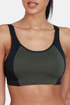 Zelocity Quick Dry Back Open Sports Bra - Deep Depth — thumbnail 5