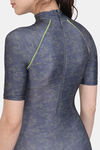 Zelocity Padded Swimsuit With Zipper - Anthracite — thumbnail 6