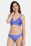 Zelocity Padded Bikini Set With Hook - Marina — thumbnail 1