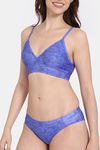 Zelocity Padded Bikini Set With Hook - Marina — thumbnail 5