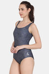 Zelocity Padded Slip-On Maillot - Anthracite — thumbnail 2