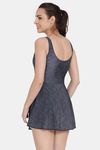 Zelocity Padded Slip-On Swimdress - Anthracite — thumbnail 3