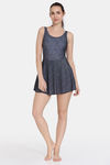 Zelocity Padded Slip-On Swimdress - Anthracite — thumbnail 4