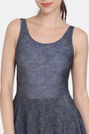Zelocity Padded Slip-On Swimdress - Anthracite — thumbnail 5