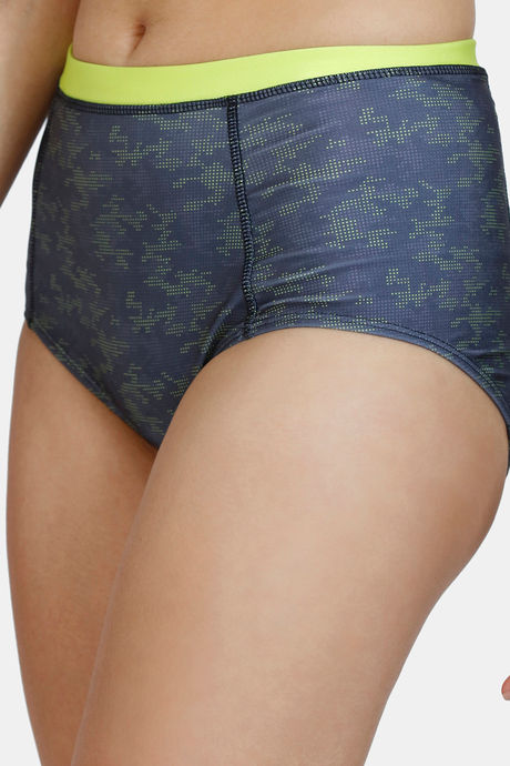 Zelocity Padded Tankini Set With Zipper - Anthracite — image 6