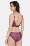 Zelocity Padded Bikini Set With Hook - Fig — thumbnail 2