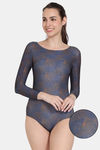 Zelocity Padded Maillot With Zipper - Anthracite — thumbnail 1