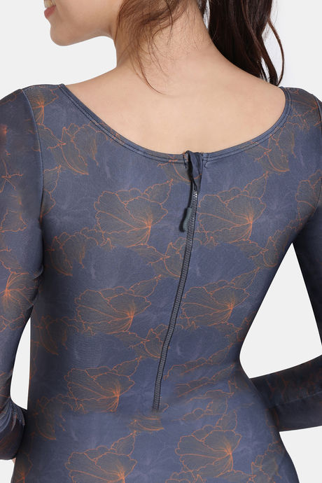 Zelocity Padded Maillot With Zipper - Anthracite — image 6