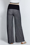 Zivame Flared Foldover Pants- Black  — thumbnail 4