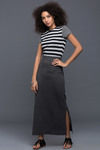 Zivame Maxi With Side Slit - Charcoal Black — thumbnail 1