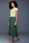 Zivame Fold Over Ankle Lenght Maxi Skirt - Olive — thumbnail 2