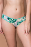 Zivame Floral Ecstasy Low Rise Bikini Panty- Green — thumbnail 4