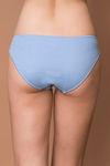 Zivame Blossom Bloom Low Rise Bikini Panty- Blue — thumbnail 3