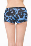 Zivame Super Soft Mid Waist Boyshort Panty- Midnight Floral — thumbnail 2