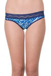 Zivame Super Soft Lace Kissed Hipster Panty- Blue Batik — thumbnail 1