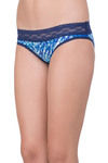 Zivame Super Soft Lace Kissed Hipster Panty- Blue Batik — thumbnail 3