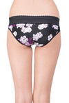 Zivame Super Soft Lace Kissed Hipster Panty- Black N Mauve Rose — thumbnail 2